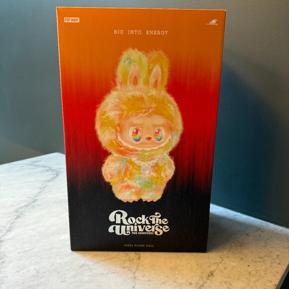 POP MART Other - THE MONSTERS “Big Into Energy” Series – ROCK THE UNIVERSE Vinyl Plush Doll